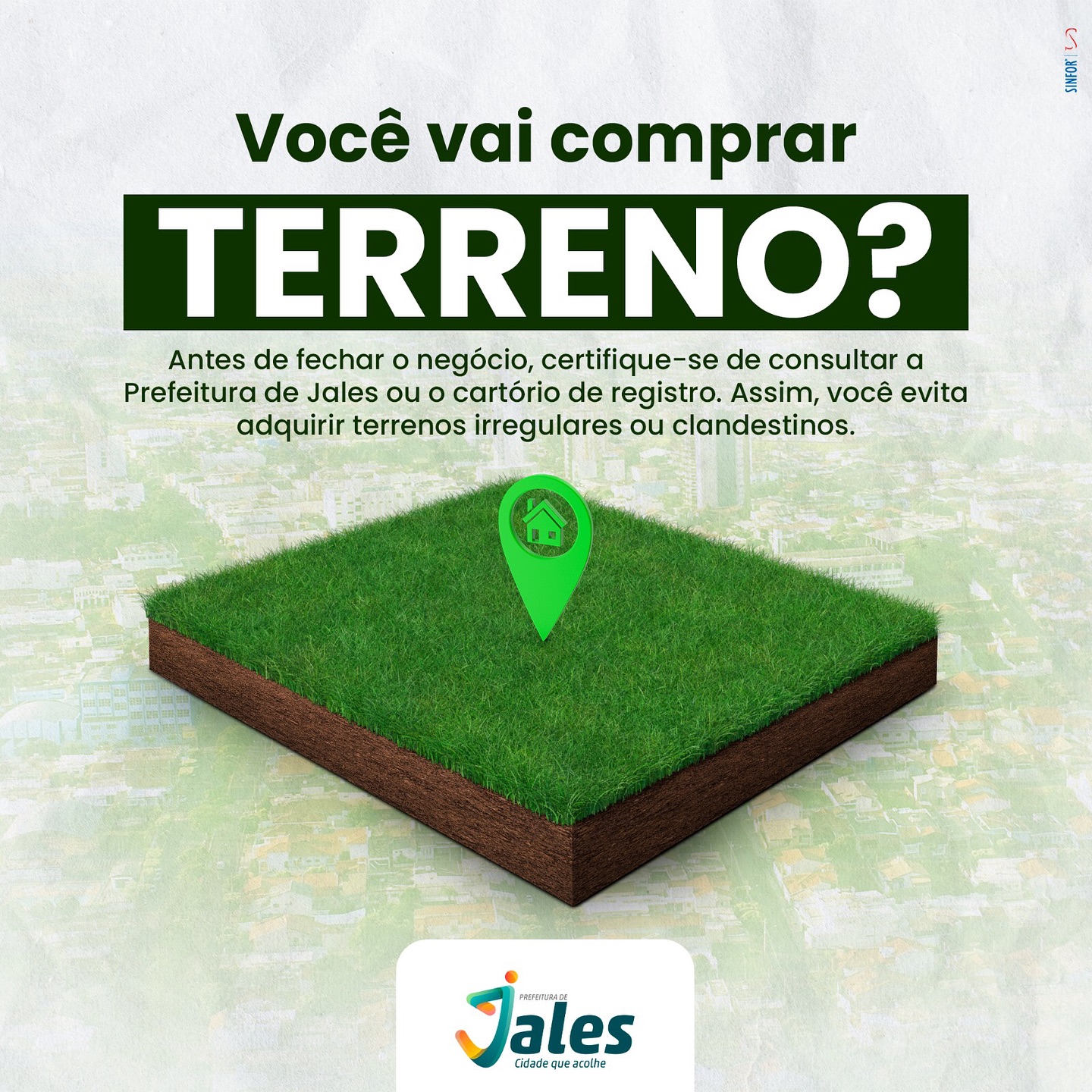 Prefeitura alerta a população sobre abertura de loteamentos ou desmembramentos em Jales