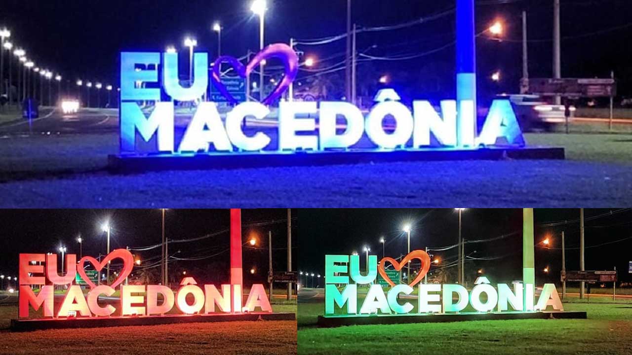 Macedônia instala a frase 