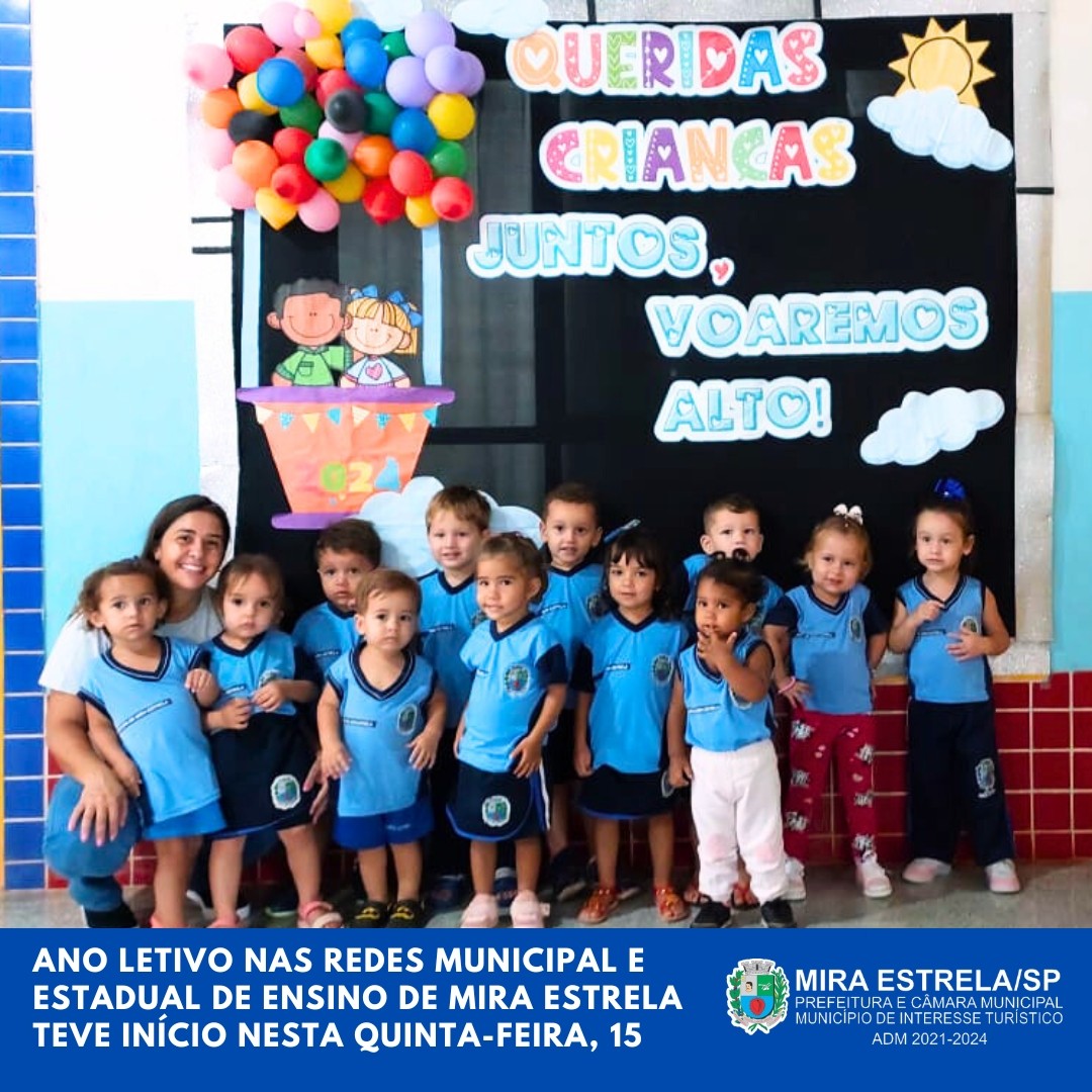 Mira Estrela iniciou o ano letivo na ultima quinta-feira, 15-02-2024