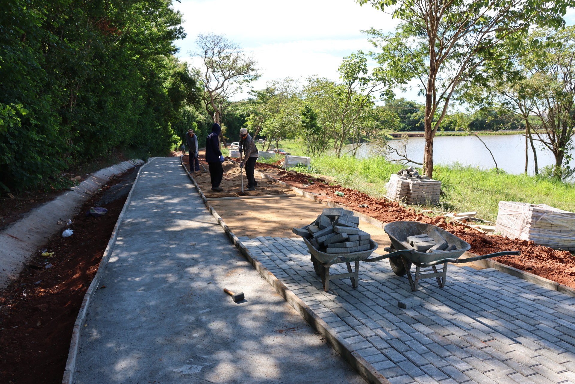Obras da represa ‘Beira Rio’ entram na reta final