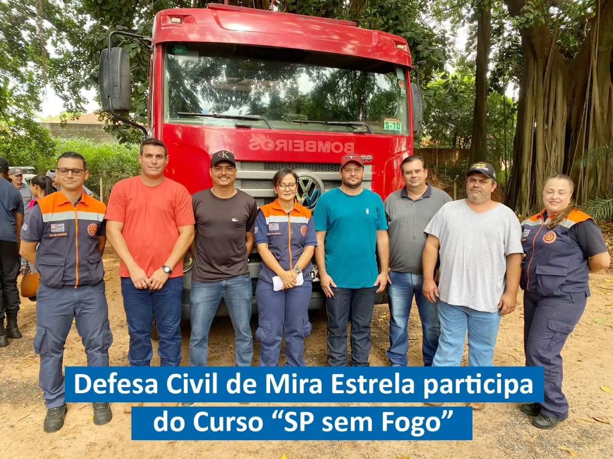 Defesa Civil de Mira Estrela participa do curso 