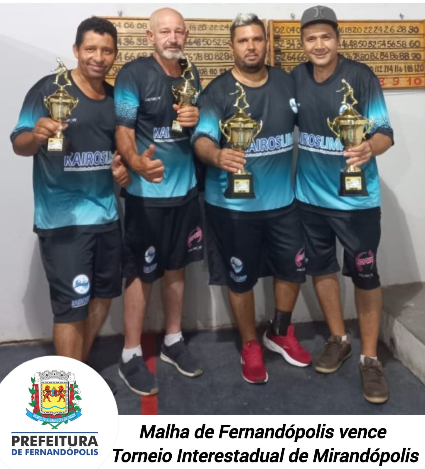 Malha de Fernandópolis vence Torneio Interestadual de Mirandópolis