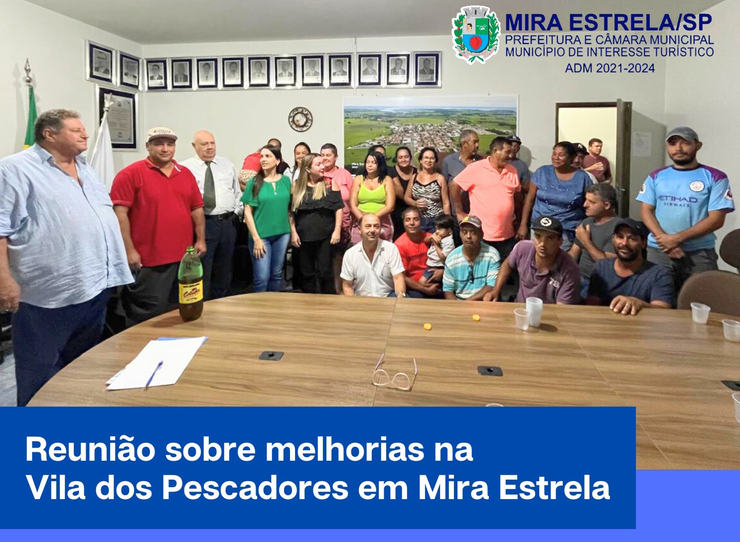 Reunião sobre melhorias na Vila dos Pescadores em Mira Estrela