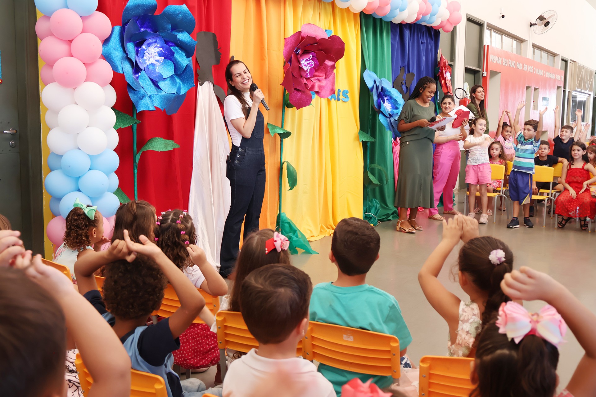 Dia das Mães da Pré-Escola Benedito Alexandre do Prado em Mira Estrela