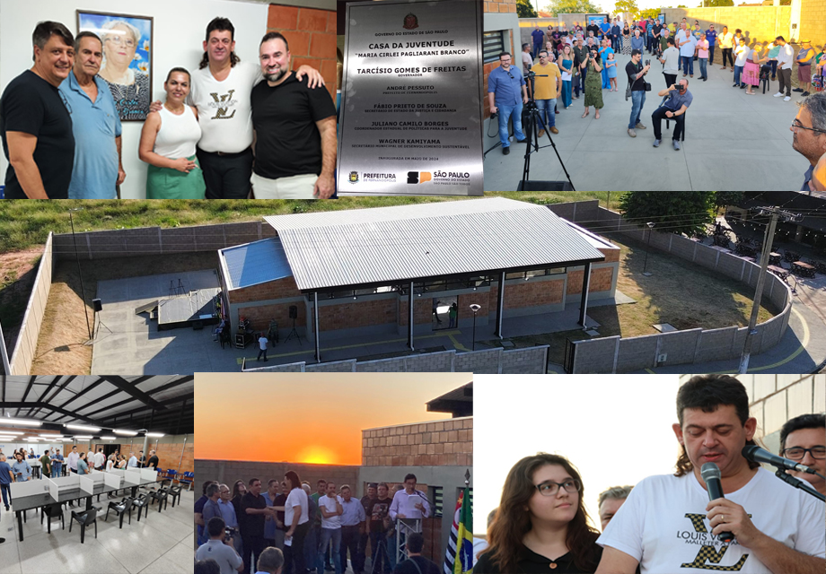 Inauguração da Casa da Juventude Maria Cirlei Pagliarani Branco de Fernandópolis, foi um dia de muita emoção