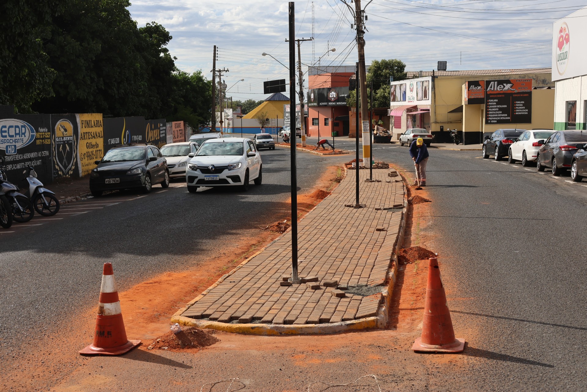 Prefeitura de Fernandópolis inicia revitalização da entrada do bairro Brasilândia