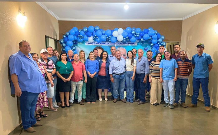 Priscilla do Macarrão e Milton do Lim fazem o lançamento de pré candidatura a reeleição em Mira Estrela