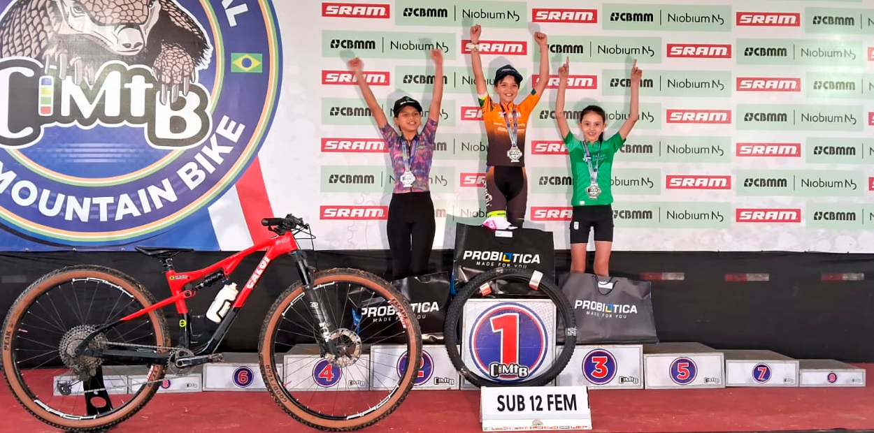 Lívia Bentancor Pellizzari conquista mais um pódio na Copa Internacional de Mountain Bike