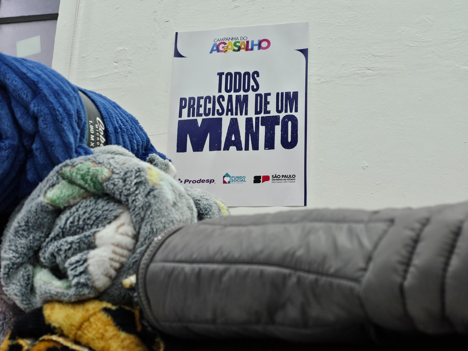 Municípios retiram em São Paulo material da Campanha do Agasalho 2024