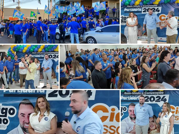 Convenções formalizam candidaturas de Rodrigo Ortunho e Cida Pessotto