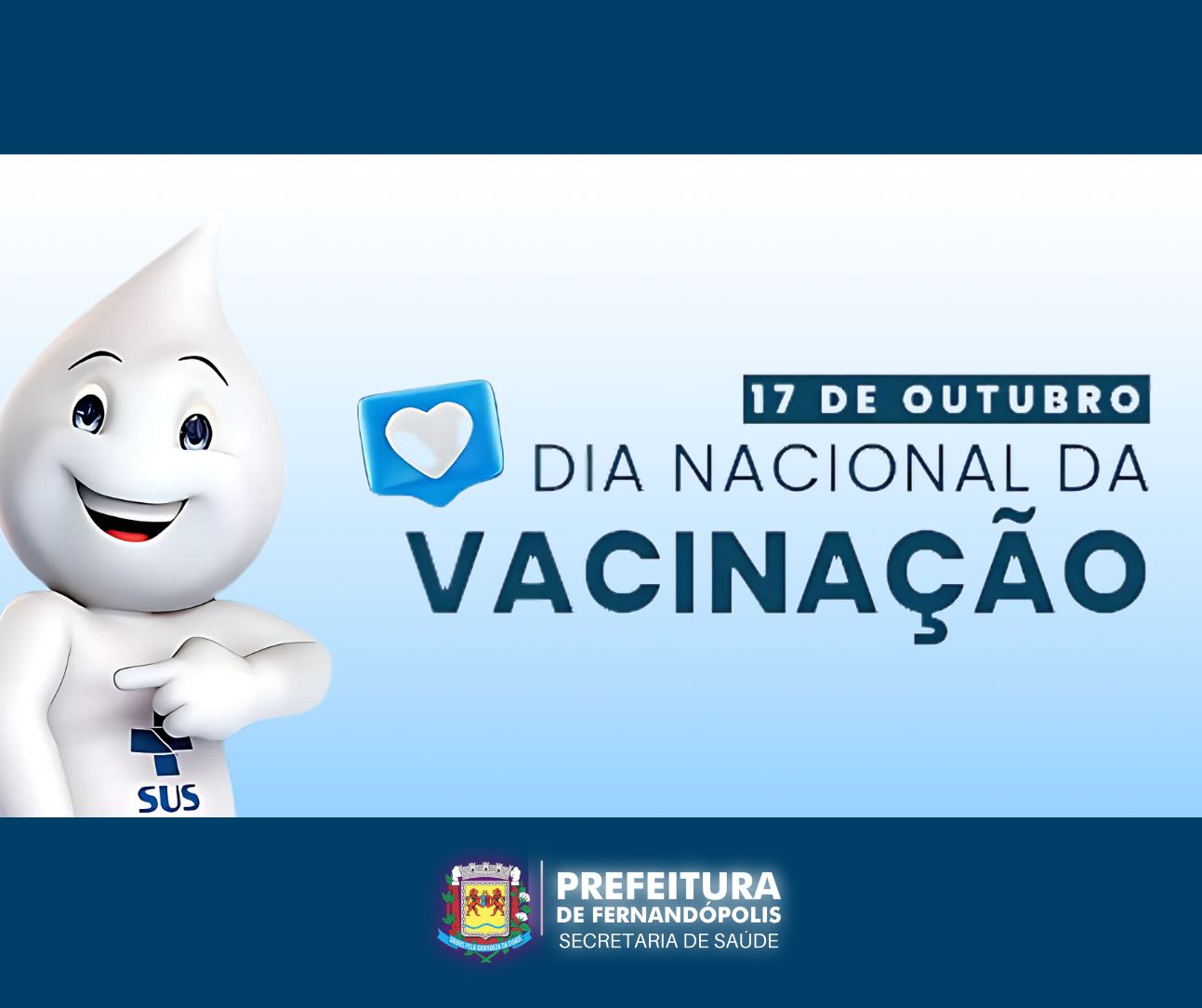 Secretaria da Saúde orienta sobre a importância da atualização do calendário vacinal