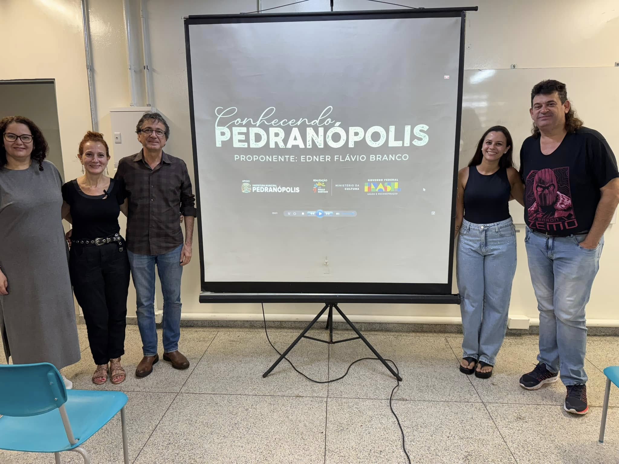 Documentário Conhecendo Pedranópolis realizado, foi um sucesso