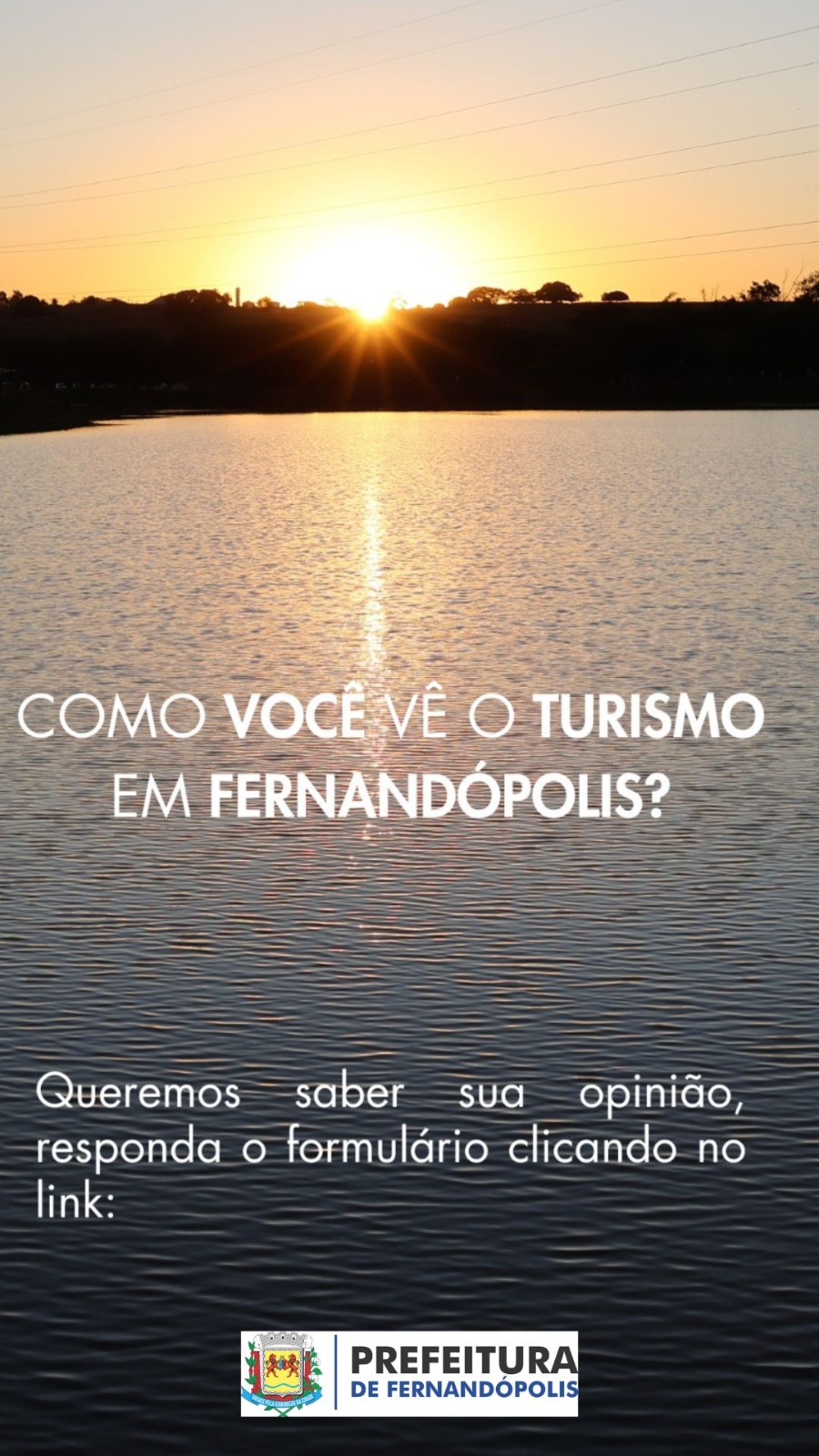 Secretaria de Turismo e Viagens do Estado de São Paulo realiza pesquisa sobre o turismo em Fernandópolis