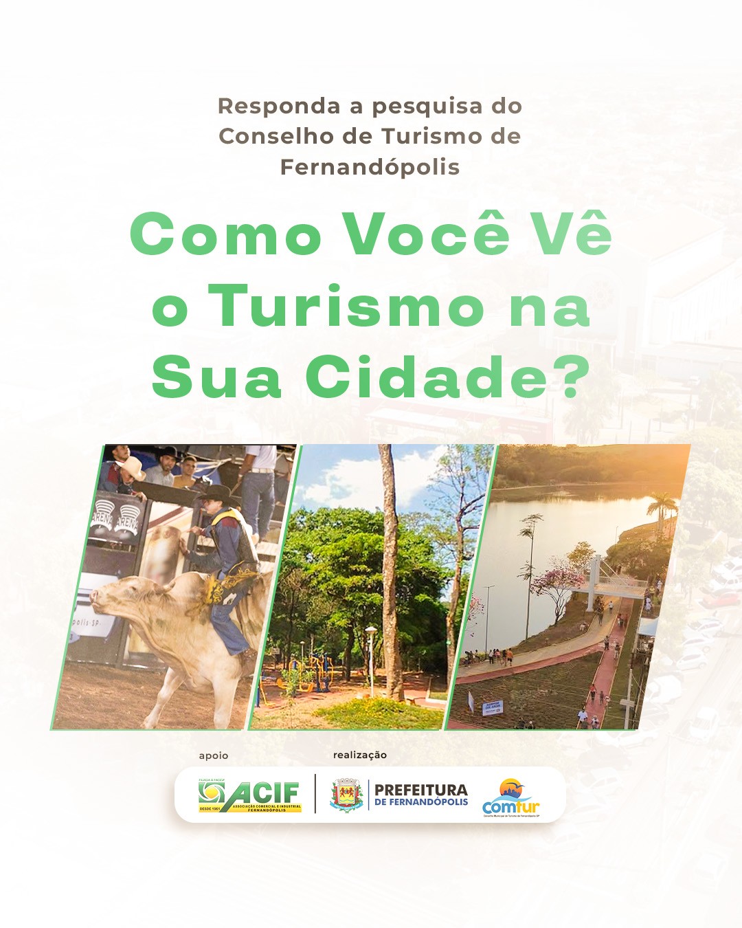 ACIF + COMTUR Fernandópolis Convida Comunidade para Moldar o Futuro do Turismo Local