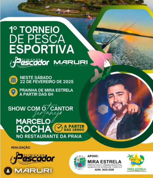 Acontece em Mira Estrela o 1° Torneio de Pesca Esportiva realizado pela Clínica do Pescador e Maruri Fishin
