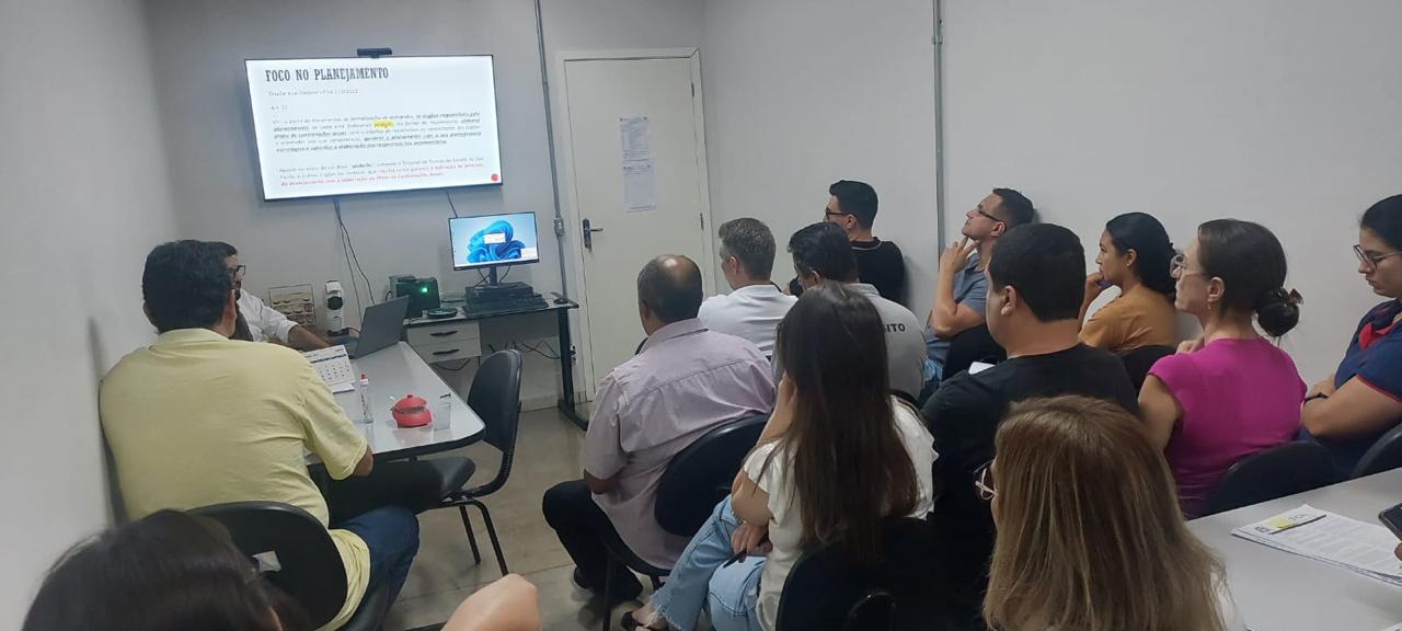 Prefeitura realiza treinamento para elaboração do Plano de Contratações