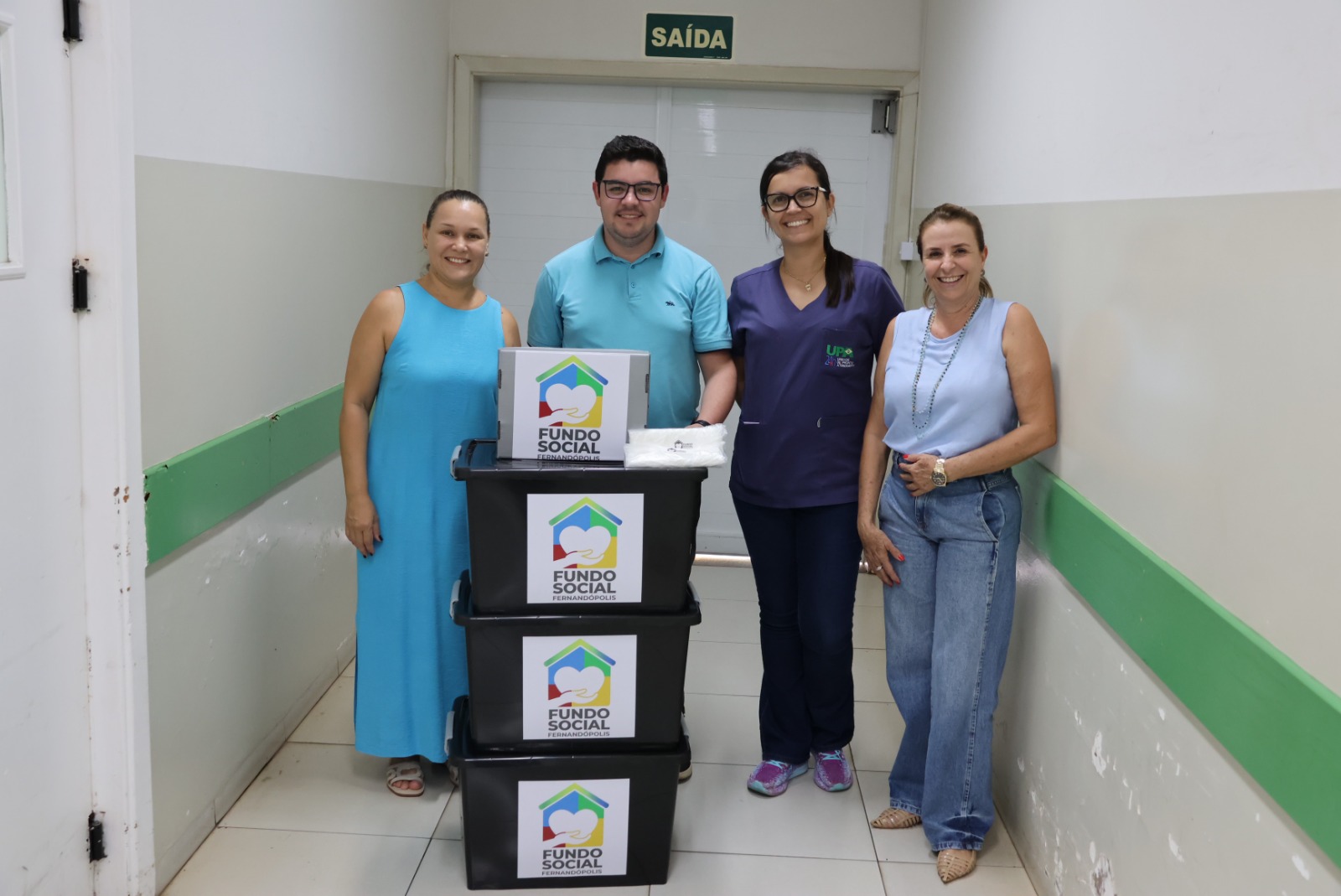 Fundo Social realiza doações de roupas e absorventes para a UPA