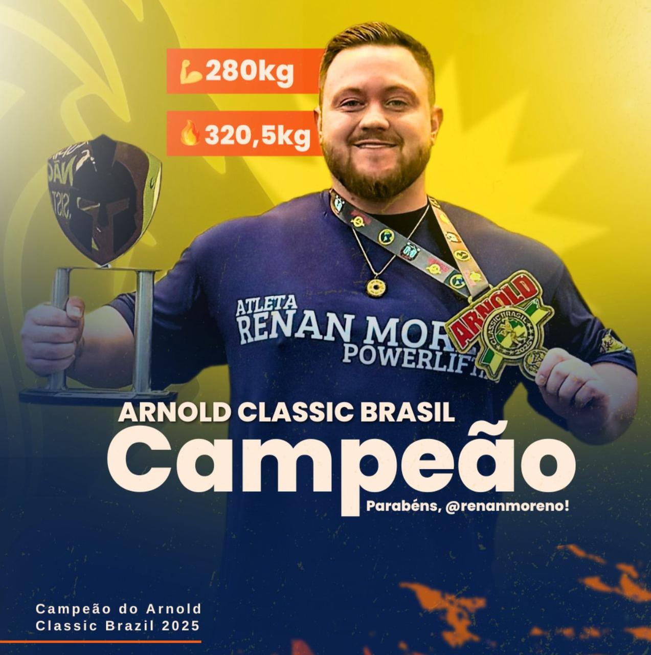 Atletas de Fernandópolis participam do Arnold Classic Brasil e conquistam títulos no Powerlifting e Power Bíceps