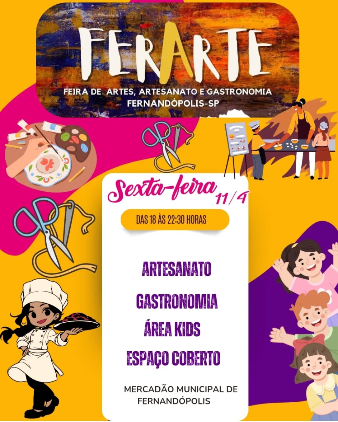 Ferarte movimenta o Mercadão Municipal nesta sexta-feira (11)