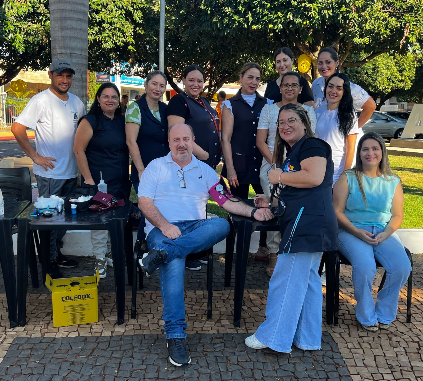 Saúde na Praça: Ação de Cuidado e Prevenção Envolveu Toda a Comunidade de Guarani d'Oeste