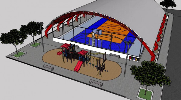 Macedônia: R$ 600 mil para revitalização de quadra esportiva no bairro Antônio Álvaro Cini