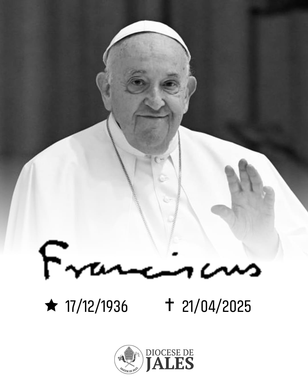 Morre o papa Francisco, aos 88 anos de idade