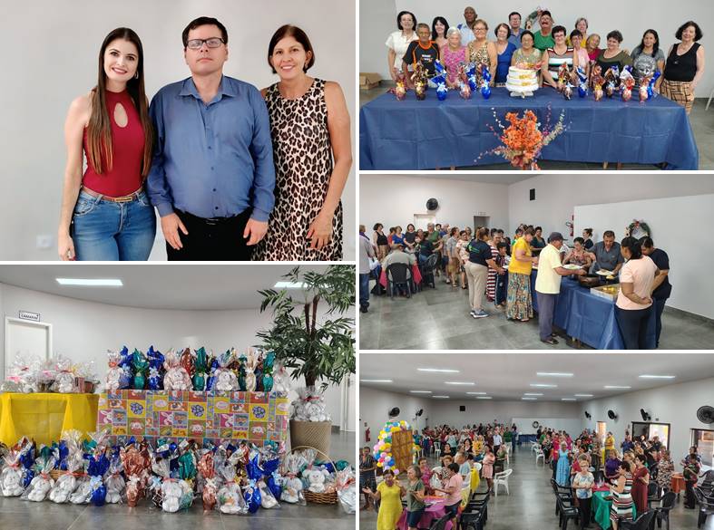 Gestão municipal promove tradicional almoço de Páscoa para o grupo da Terceira Idade em Pedranópolis