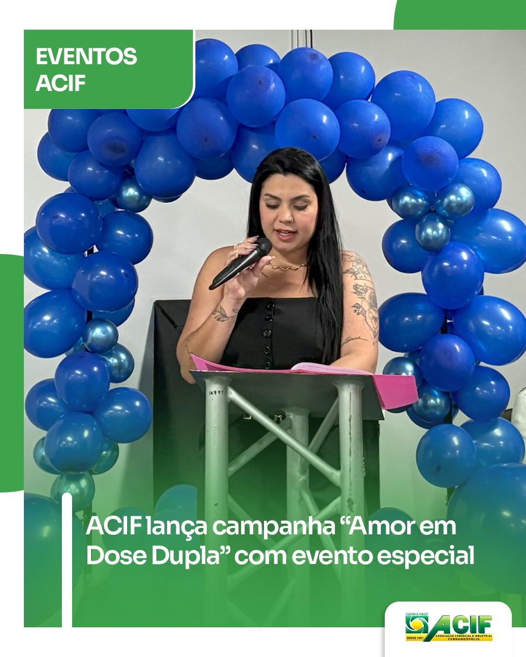 ACIF lança campanha “Amor em Dose Dupla” com evento especial para empresários