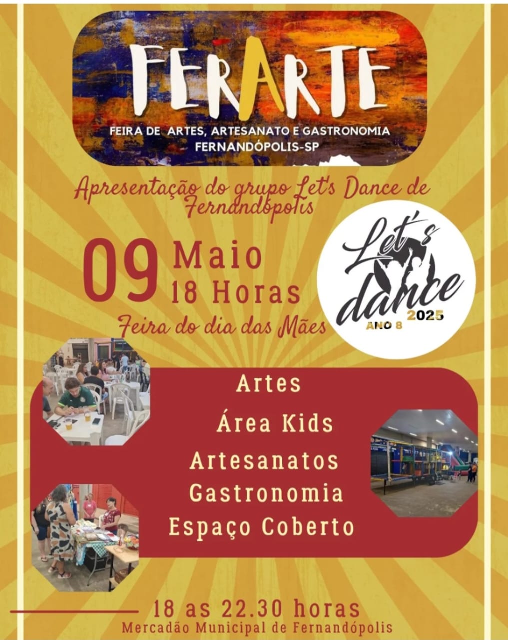 FerArte especial do Dia das Mães acontece hoje a partir das 18h