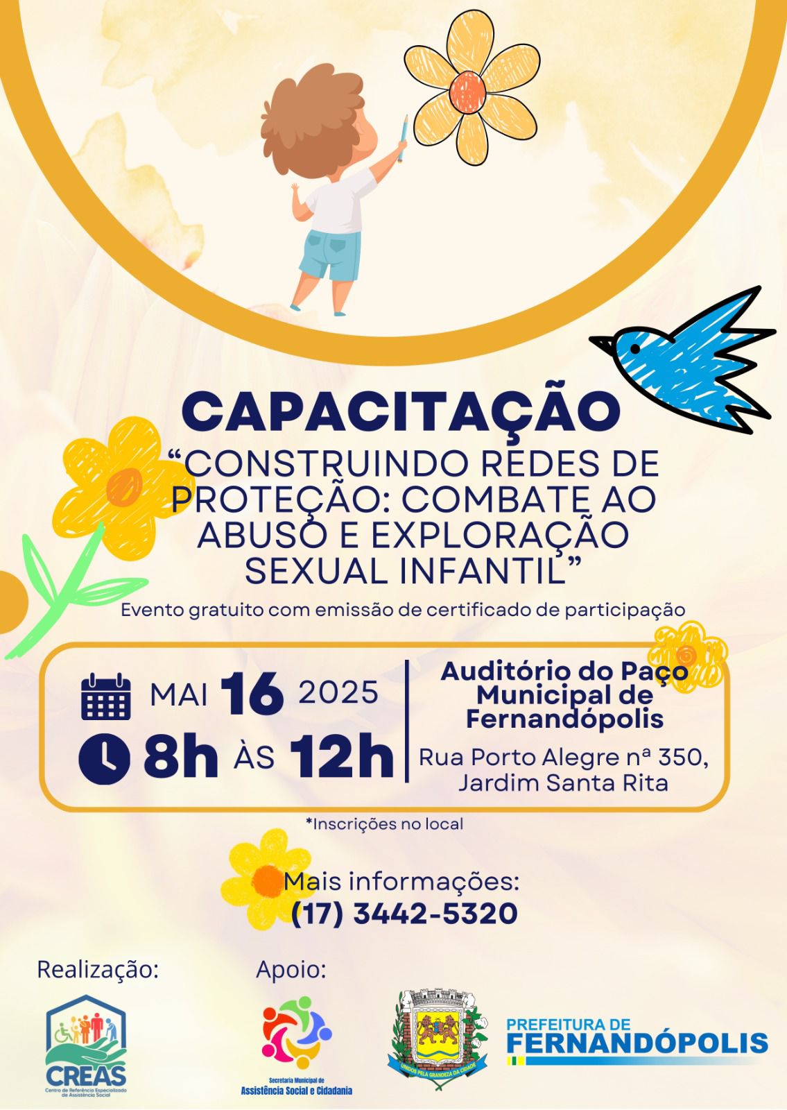 Profissionais da Rede de Atendimento participam de capacitação sobre combate à violência sexual infantil