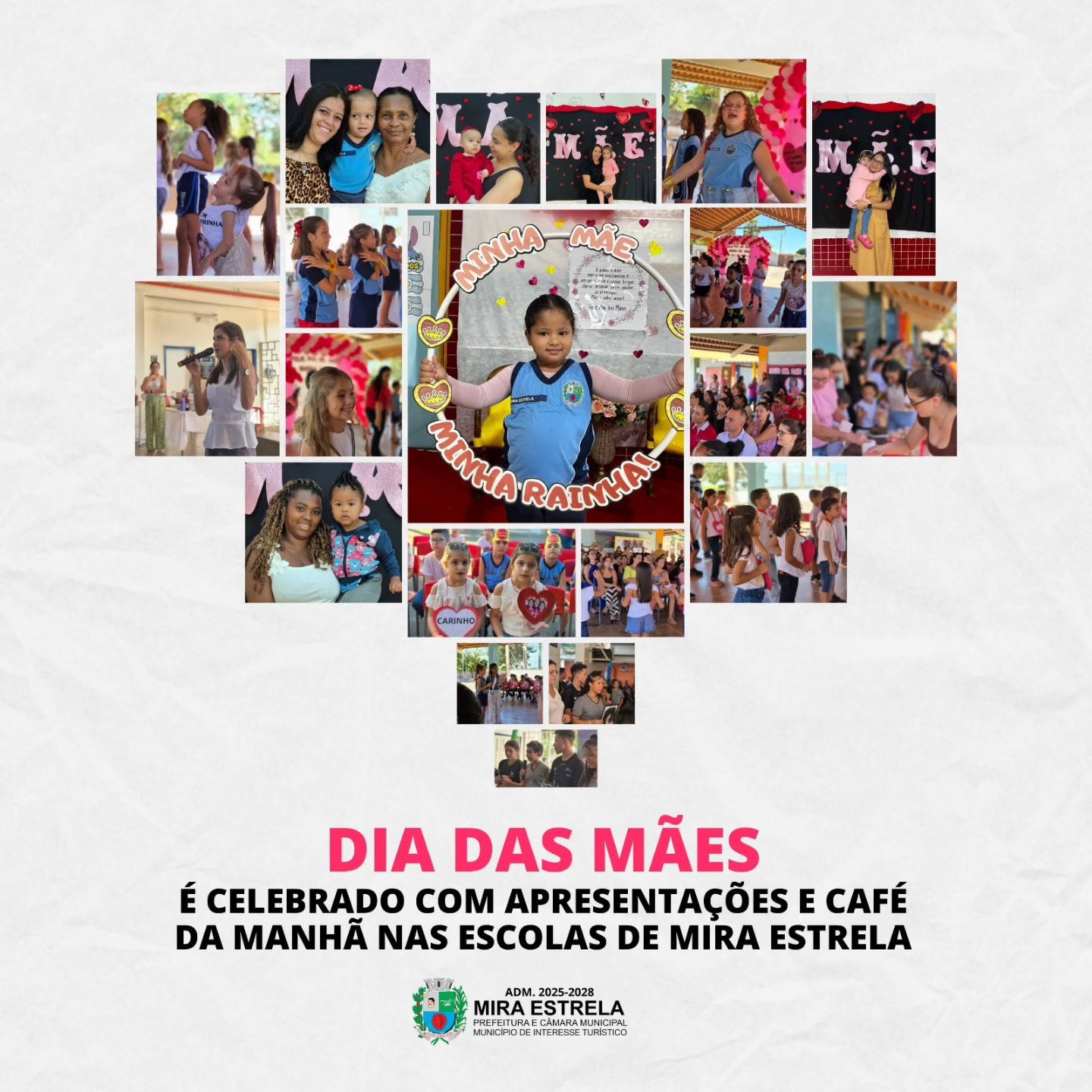 Escolas de Mira Estrela promovem homenagem emocionante ao Dia das Mães