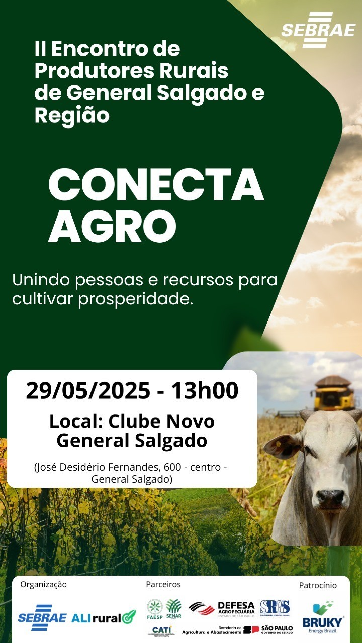 Sebrae-SP realiza 2ª edição do Encontro de Produtores Rurais de General Salgado