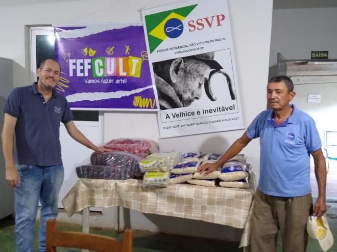 FEF realiza eventos e arrecada 300 kg de alimentos para entidades de Fernandópolis