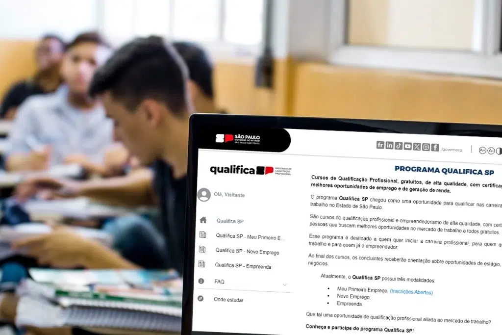 Qualifica SP prorroga inscrições para mais de 1,1 mil vagas em cursos profissionalizantes gratuitos