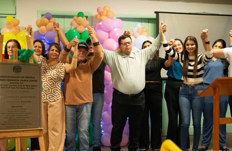 Distrito de Santa Isabel do Marinheiro celebra reinauguração da Escola Nemércio Vilela Lemos