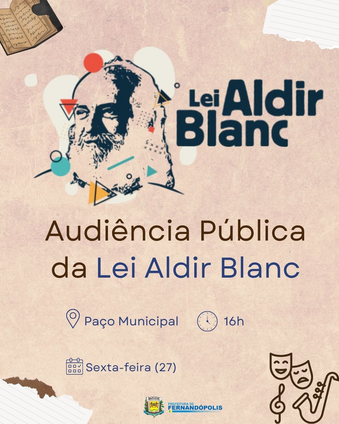 Secretaria de Cultura realiza audiência pública da Lei Aldir Blanc