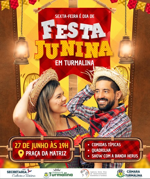 Turmalina se prepara para uma noite de alegria com a tradicional Festa Junina
