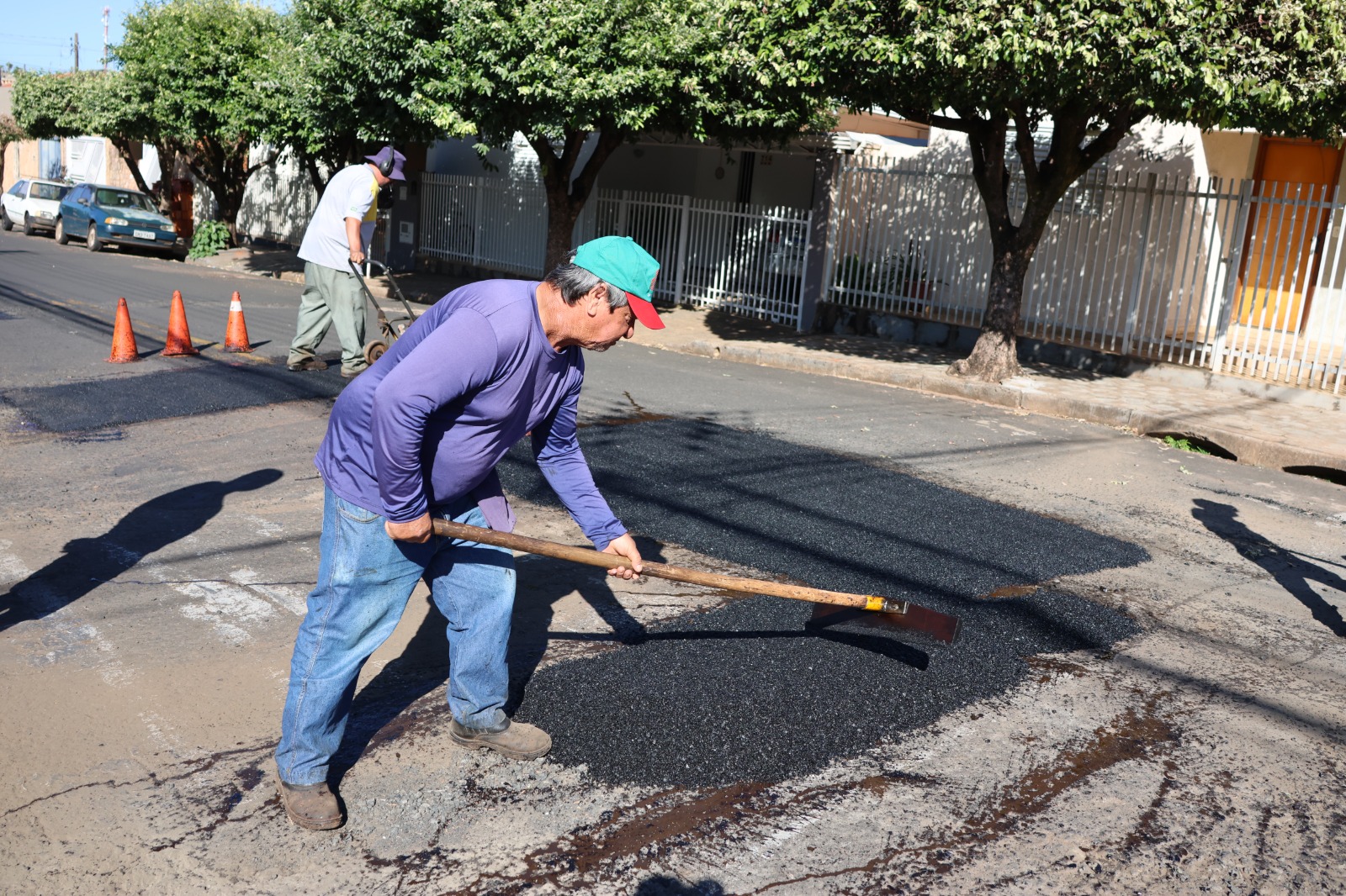 Operação tapa-buracos já empregou 1.500 toneladas de massa asfáltica