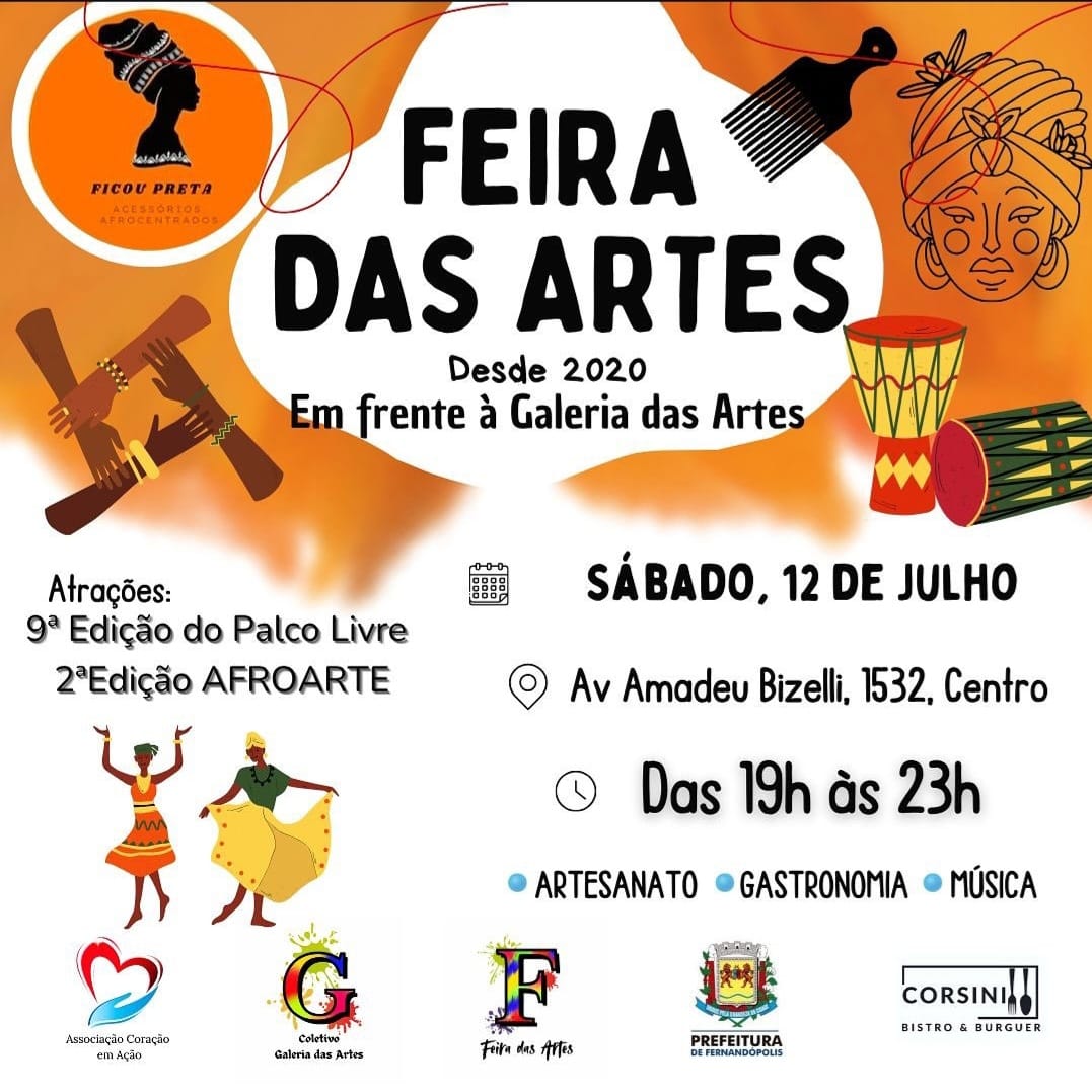 Feira das Artes é palco da 2ª edição do Afro Arte