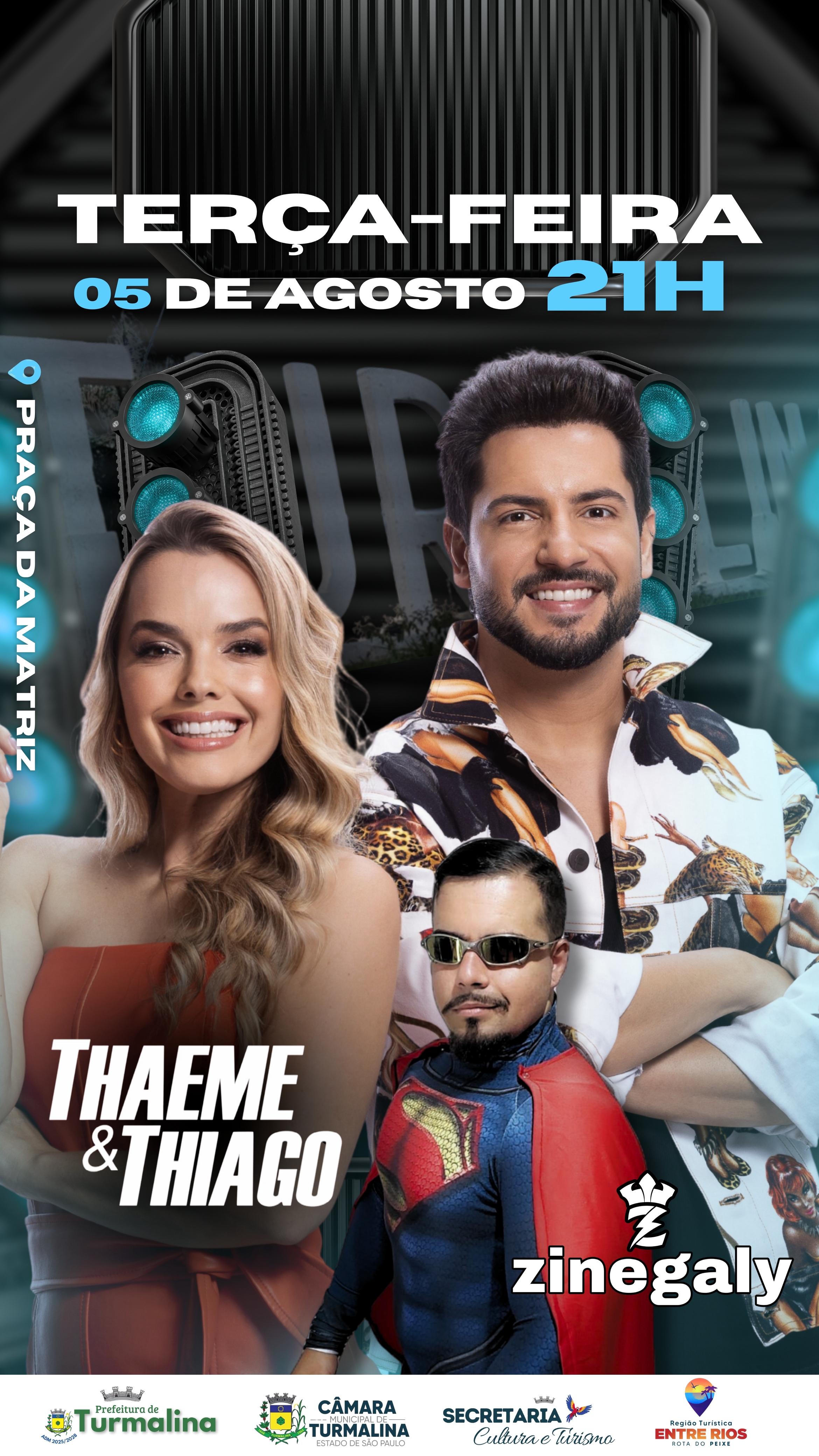 Show de Thaeme & Thiago agita a programação de aniversário de Turmalina