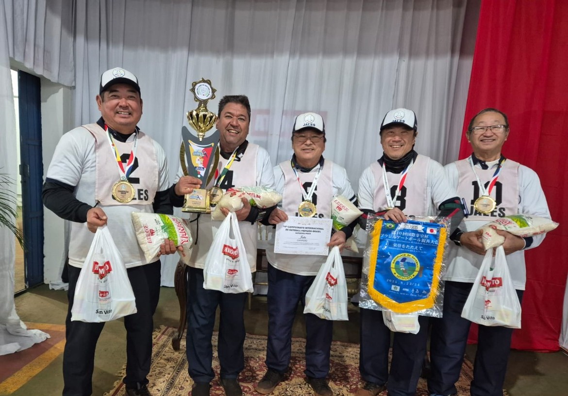 Jales conquista título internacional de Gateball em Dourados - MS