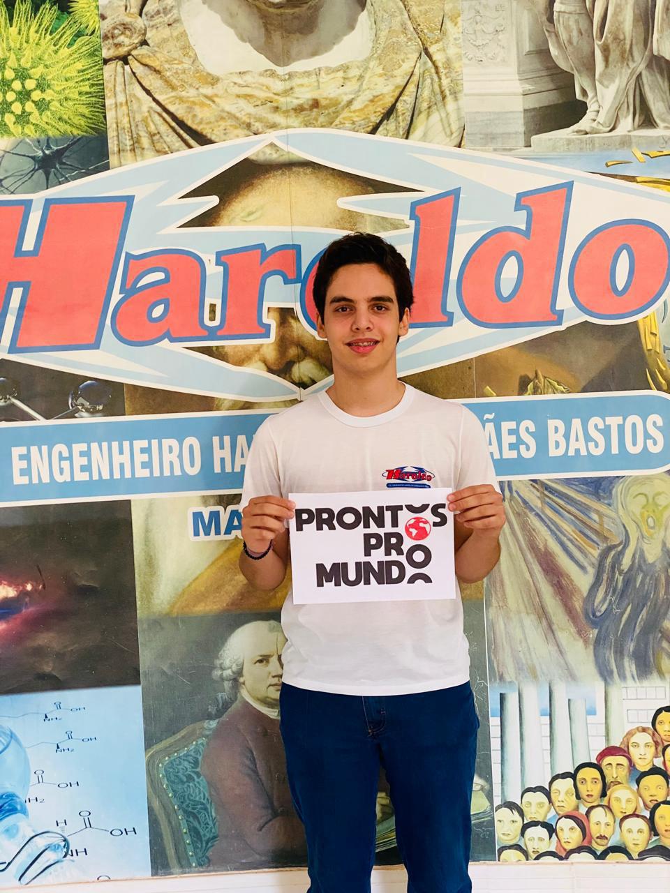 Aluno de Macedônia conquista vaga em programa internacional de intercâmbio do Governo do Estado