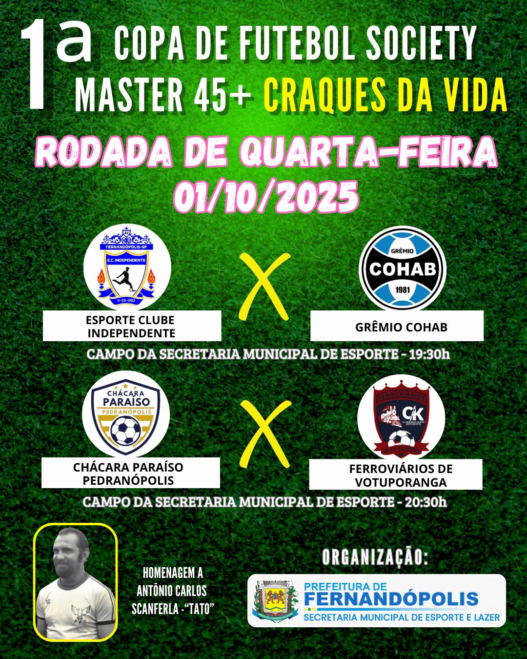 “Copa Society” terá duas rodadas esta semana