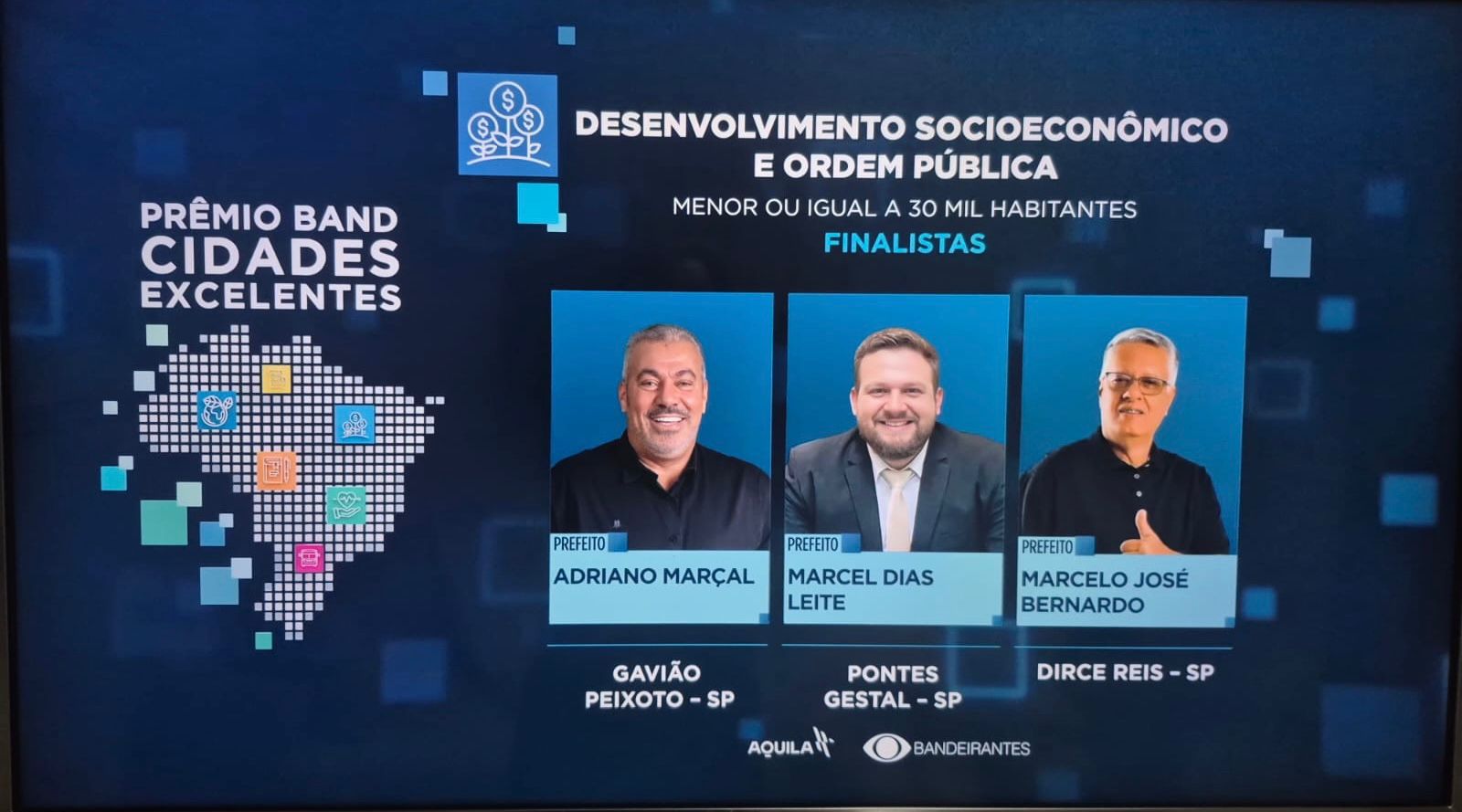 Dirce Reis é campeã estadual no Prêmio Band Cidades Excelentes 2025!