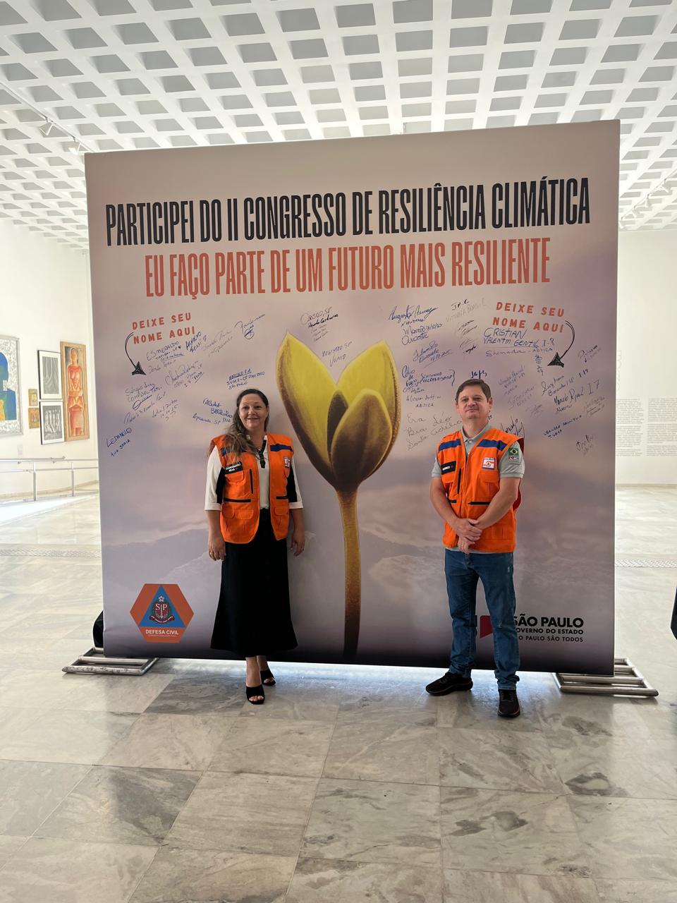 Defesa Civil participa de congresso sobre resiliência climática