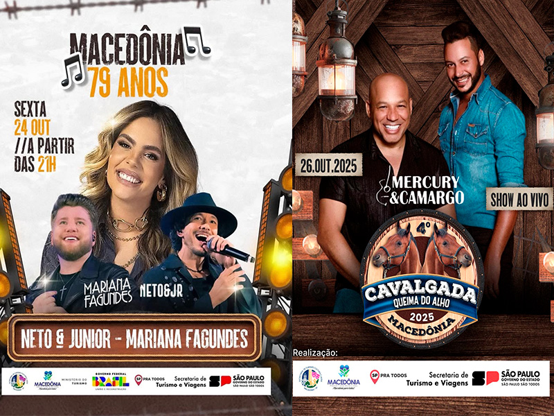 Macedônia celebra seus 79 anos com uma grande festa e cavalgada histórica