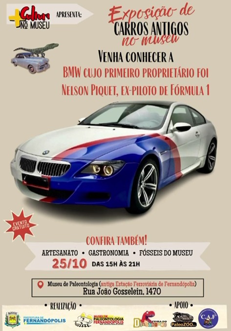 Ferrari e Lamborghini são atrações da Exposição de carros antigos