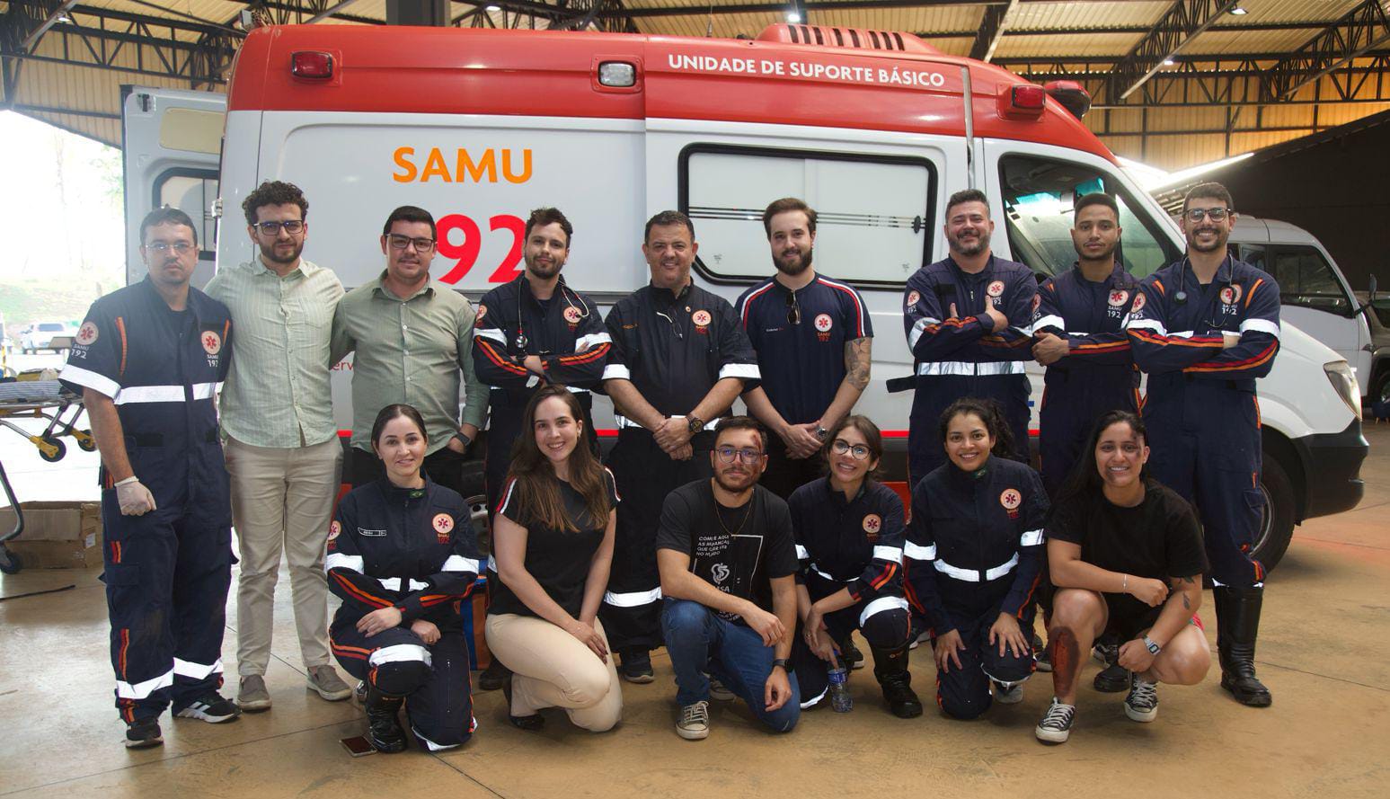 Samu participa da abertura de Congresso Médico na Ub