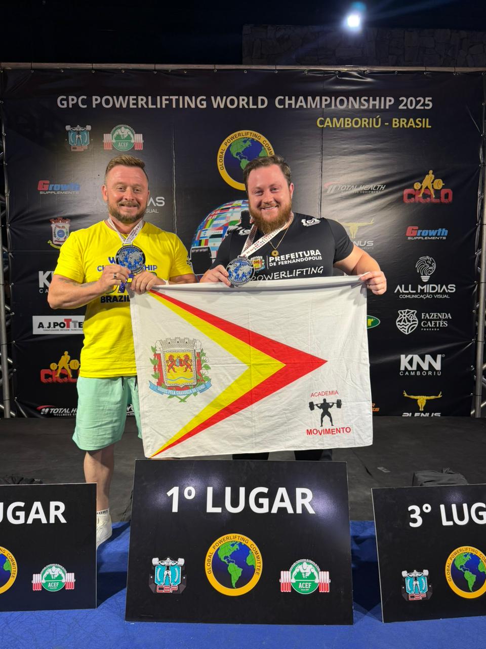 Atletas de Fernandópolis brilham no Mundial da GPC em Balneário Camboriú