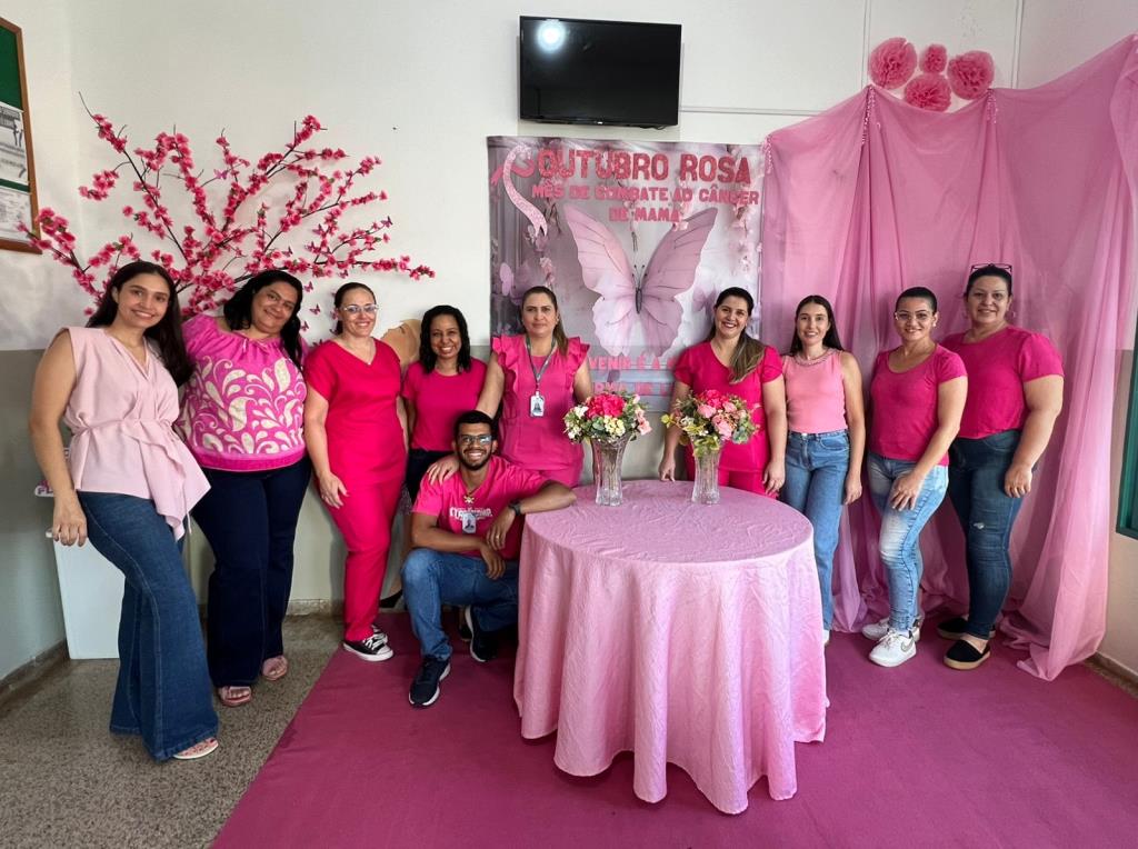 Unidades de Saúde participaram da Campanha Outubro Rosa promovendo orientações, exames preventivos e testes rápidos
